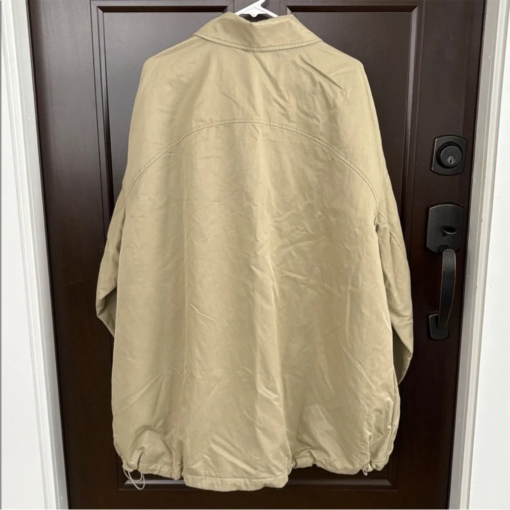 NWT Lululemon Coaches Jacket Oversized XL Tan Retail $228.00